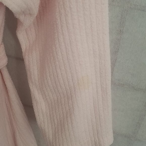 Pink floor-length bath robe. Kids size 10-12. - Picture 5 of 6